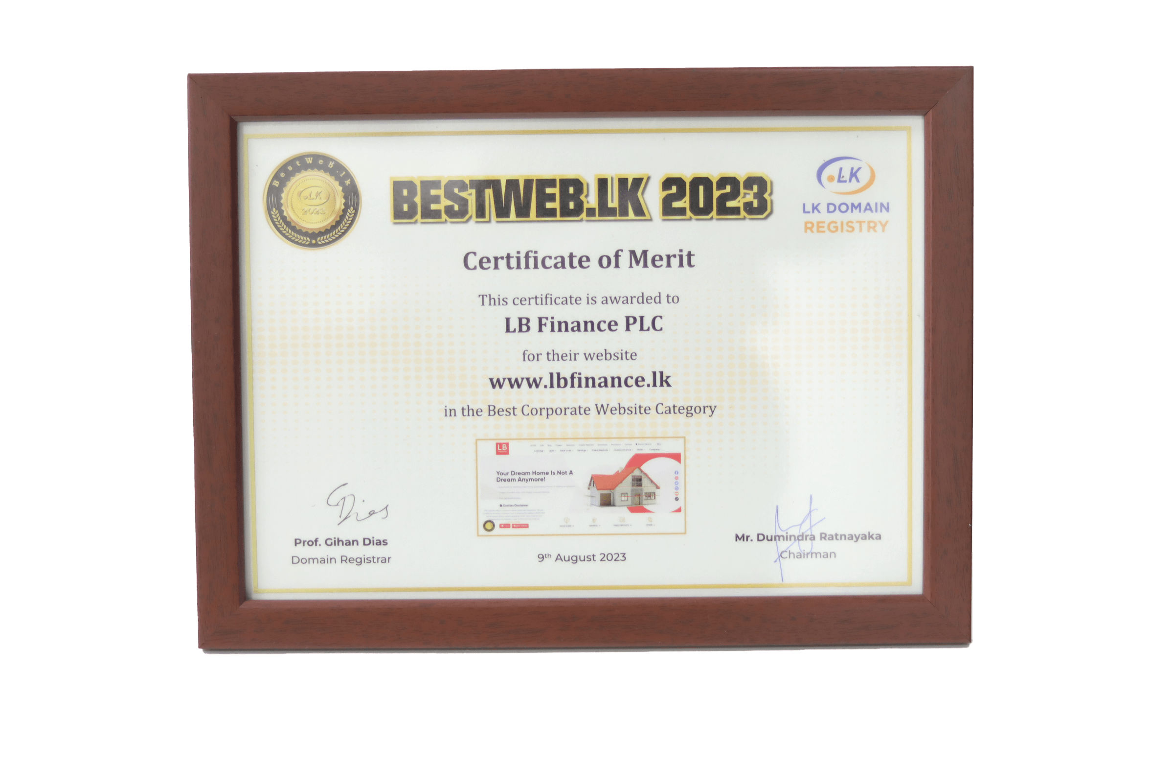 Corporate Website Category - Merit Award Winner