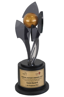 Finance Companies & Leasing Companies (Total Asset Above LKR 20 Bn) - Gold Award