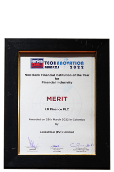 Non-Bank Financial Institution of the Year for Financial Inclusivity – Merit Award